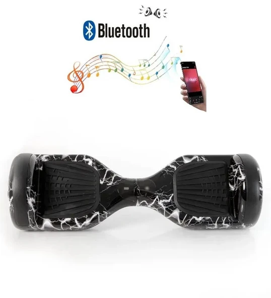 Elektrikli Kaykay Scooter Hoverboard Akıllı Denge 6.5 Inch + HoverKart + Çanta EXTREM PAKET D02 - 3
