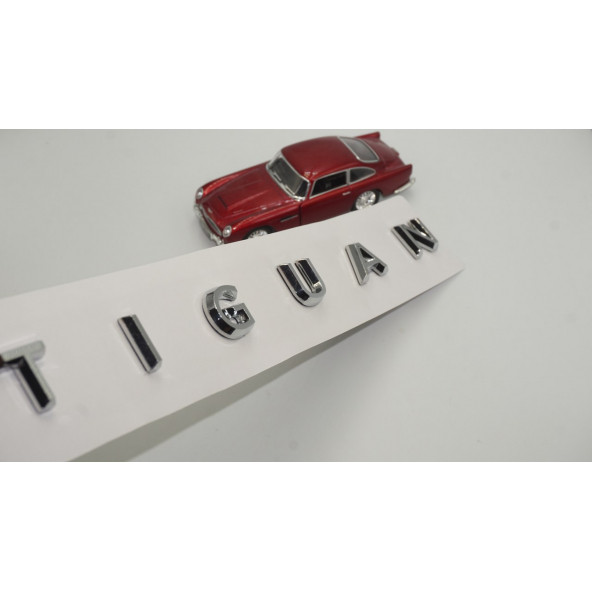 Volkswagen Tiguan Yeni Nesil Bagaj Yazı Logo Krom Siyah ABS Orjinal Ürün