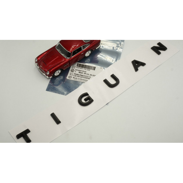 Volkswagen Tiguan Yeni Nesil Bagaj Yazı Logo Krom Siyah ABS Orjinal Ürün - 8