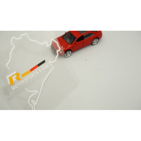 Audi R Motorsports S Line Nurburgring Depo Kapağı Sticker