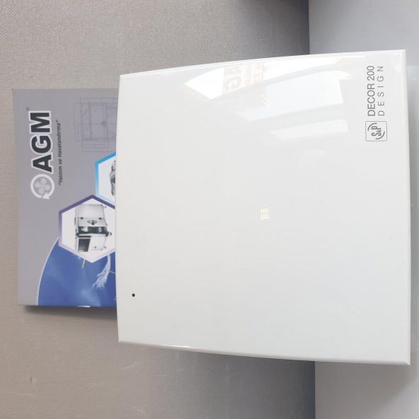 Soler & Palau Decor 300 C Design 230 m3/h Mini Aksiyel Banyo Wc Ortam Havalandırma Fanı Pilot Lamba Geri Tepme Ventili AGMair - 8