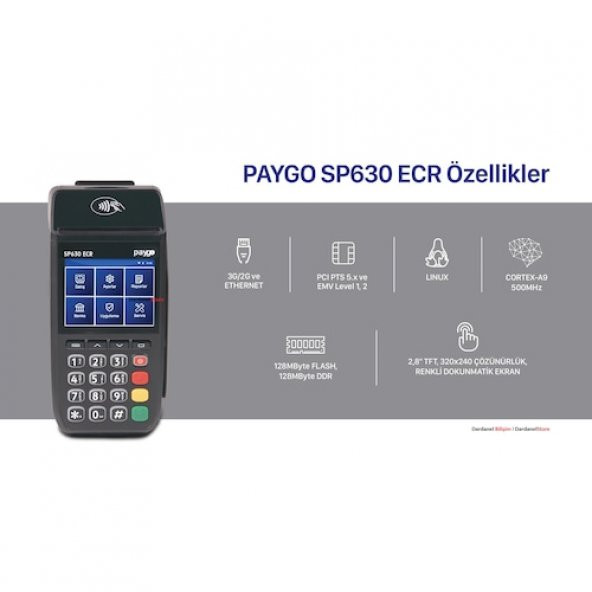 Paygo Sp630 Ecr Masaüstü Veya Mobil Yeni Nesil Yazarkasa Pos - 5