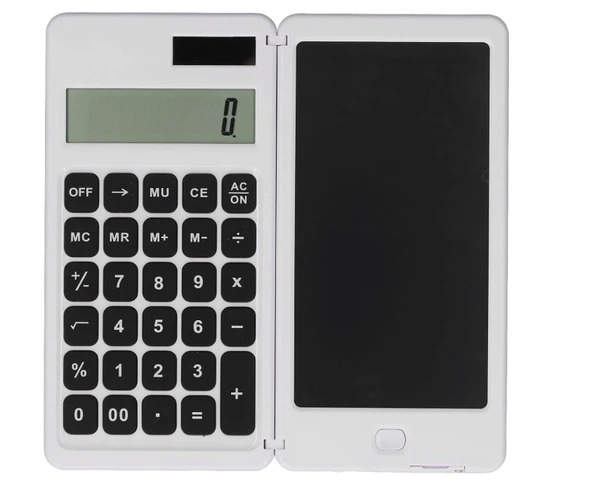 ZR901 Beyaz Yazı Tahtalı Hesap Makinesi