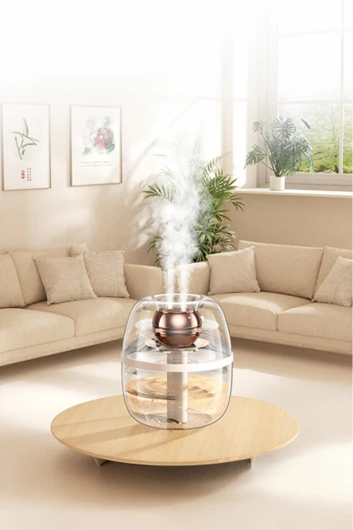 K30 1.8 Litre Kapasiteli Çift Çikişli Hava Nemlendirici Aroma Terapili Buhar Makinesi Humidifier - 2