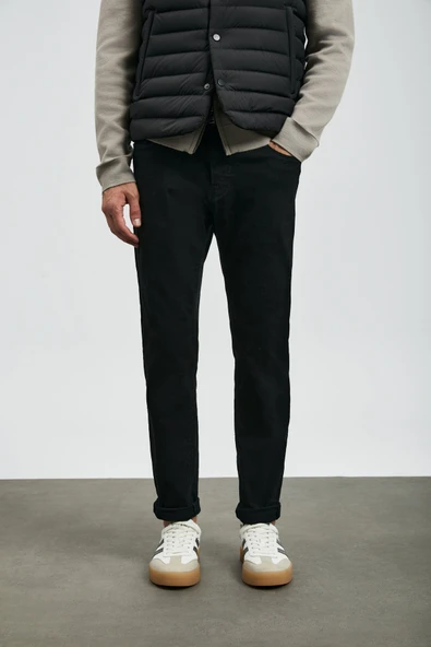 Lufian 112200260 Anton Spor Jean Erkek Pantolon Slim Fit Erkek Kot Pantolon ürün görseli 1