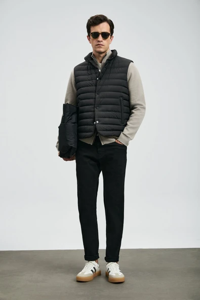 Lufian 112200260 Anton Spor Jean Erkek Pantolon Slim Fit Erkek Kot Pantolon - Resim 5