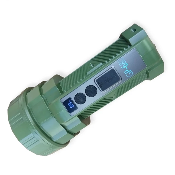 Gold Police Gp-680 Şarjlı El Feneri Projektör 100 Watt - Resim 3