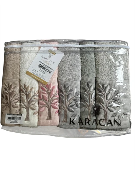 KARACAN  BANYO EL HAVLUSU 6 LI PAKET 50x85 CM SEVILLA - 1