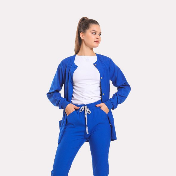 CEKET LİKRALI UNISEX, ROYAL MAVİ - 2