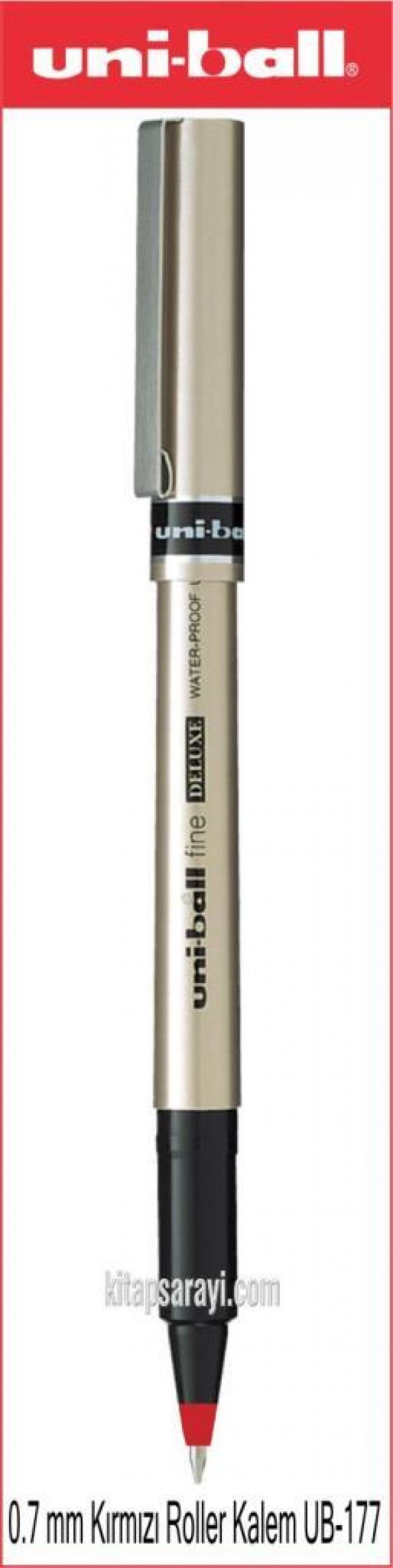 Uniball Deluxe 0.7 mm Kırmızı İmza Kalemi UB-179