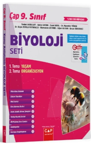 9. Sınıf Biyoloji Seti Çap Yayınları