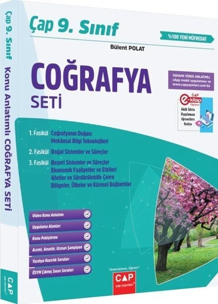 9. Sınıf Coğrafya Seti Çap Yayınları ürün görseli 1