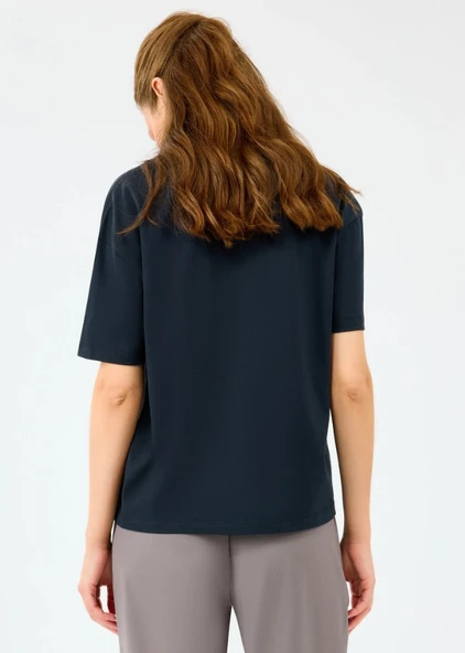 Skechers W Light Fabric T-Shirt S2520257 Kadın Tişört - Resim 4