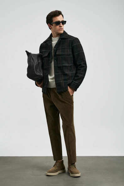 Lufian 112120263 Gooden Erkek Örme Ceket - Resim 2