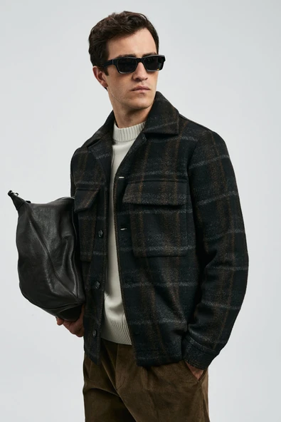 Lufian 112120263 Gooden Erkek Örme Ceket - Resim 5