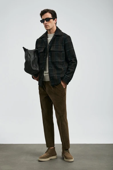 Lufian 112120263 Gooden Erkek Örme Ceket - Resim 4