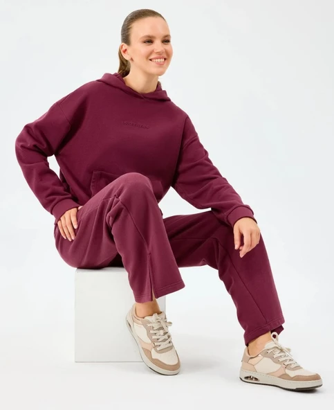 Skechers W Essential Hoodie Sweatshirt S2610013 Kadın Kapüşonlu Sweatshirt ürün görseli 1