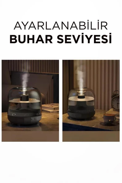 X5 Beyaz 500 Ml Humidifier Hava Nemlendirici Aroma Terapili Buhar Makinesi - 5