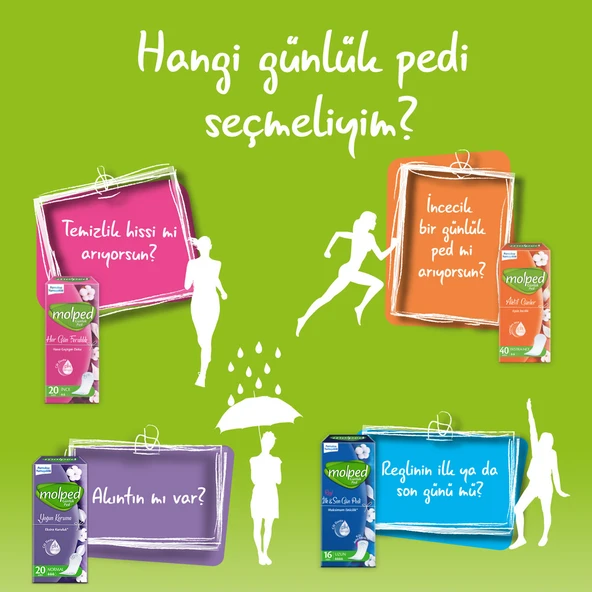 Molped Pure&Soft Günlük Ped 64 Adet - Resim 5