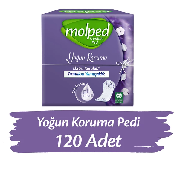 Molped Yoğun Koruma Günlük Ped 120 Adet