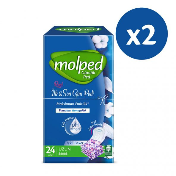 Molped İlk&Son Gün Pedi Tekli Paket 48 Adet - 2