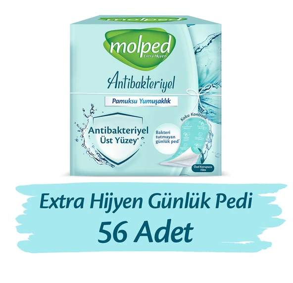 Molped Extra Hijyen Günlük Ped 56 Adet