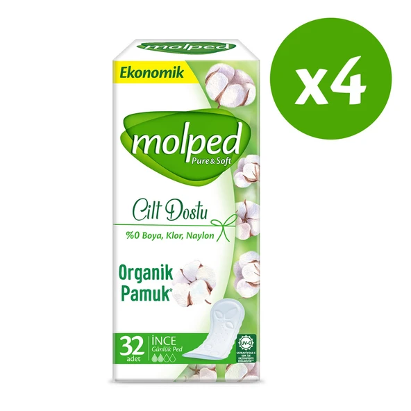 Molped Pure&Soft Günlük Ped 128 Adet - 2