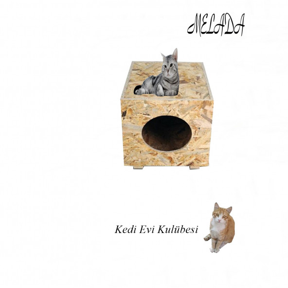 Melada Mobilya Sokak Hayvanları Kedi Evi-1 - 2