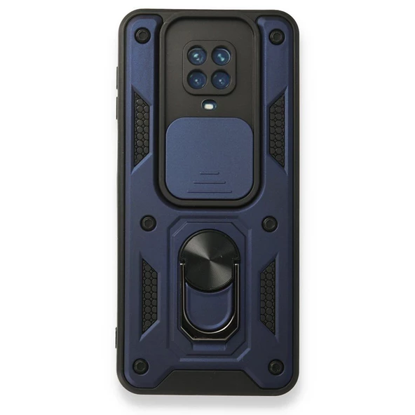 Gpack Xiaomi Redmi Note 9 Pro Kılıf Tank Aramid Sürgülü Vega Yüzüklü - 2