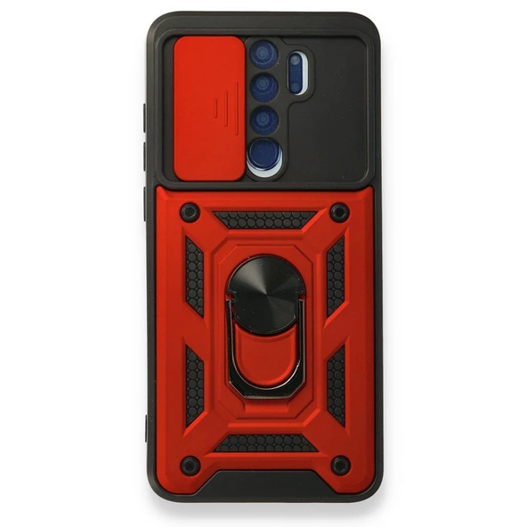 Gpack Xiaomi Redmi Note 8 Pro Kılıf Tank Aramid Sürgülü Vega Yüzüklü