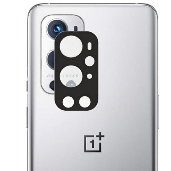 Gpack OnePlus 9 Pro Kamera Lens Koruyucu Cam Siyah