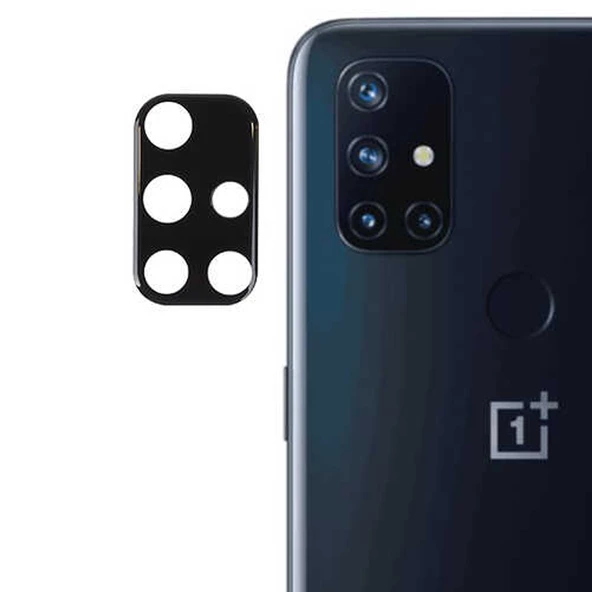 Gpack OnePlus Nord N10 5G Kamera Lens Koruyucu Cam Siyah