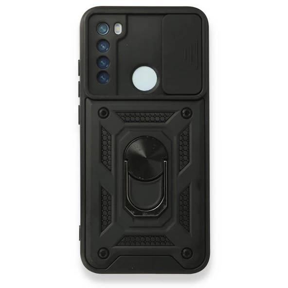 Gpack Xiaomi Redmi Note 8 Kılıf Tank Aramid Sürgülü Vega Yüzüklü