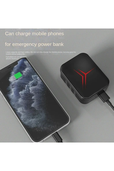 Şarj Göstergeli Powerbank Özellikli 5.3 Bluetooth Kablosuz Kulakiçi Kulaklık Siyah - 4