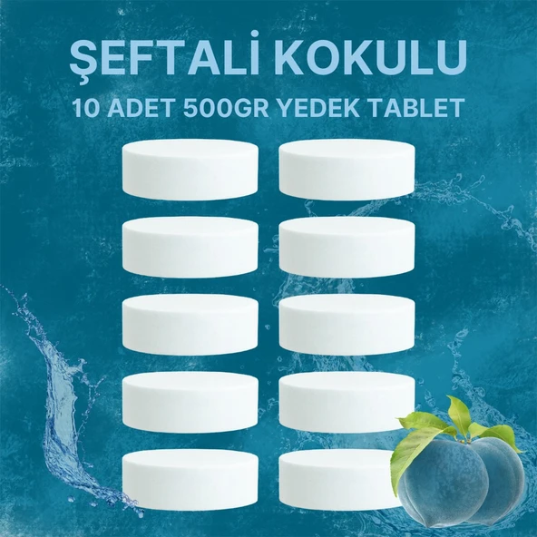 5 Adet 2x500 gr Nem Alıcı Rutubet Ve Küf Önleyici Yedek Tablet Şeftali ürün görseli