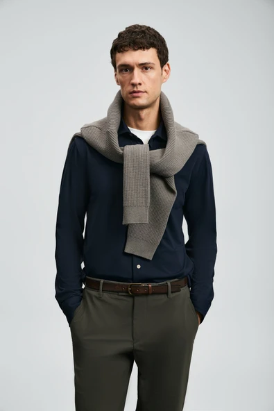 Lufian 112010668 Carl Erkek Basic Gömlek Regular Fit Erkek Gömlek - 3