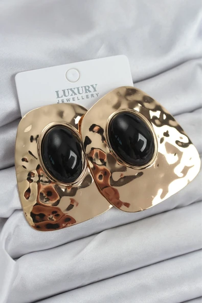 Pirinç Gold Renk Vintage Kadın Küpe - TJ-BKP11223 ürün görseli