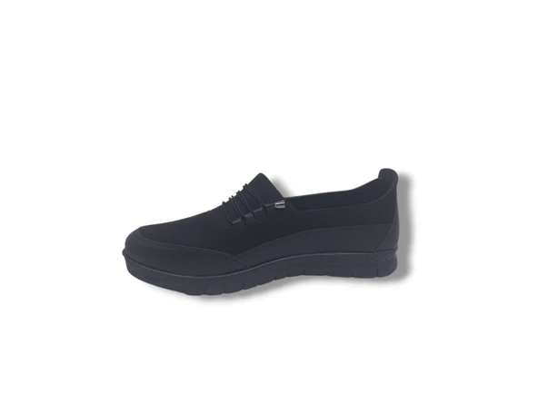 Zerhan 600 Kadın Siyah Komfort Termo Taban Büyük Numara Ayakkabı 41 42 - 3