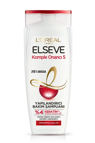 Elseve Şampuan 2in1 Komple Onarım 450 ml - Resim 2