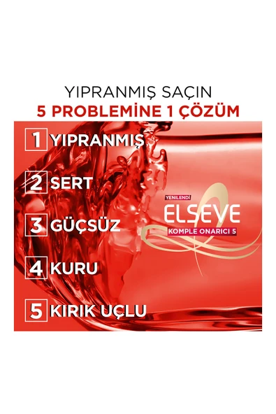 Elseve Şampuan 2in1 Komple Onarım 450 ml - Resim 7