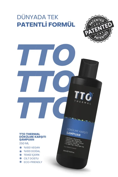 TTO Dökülme Karşıtı Şampuan 250ml (Procapil,Çay Ağacı Yağı,Climbazole,Aminexil) - 4