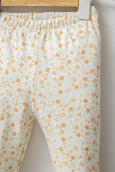 Bebitof %100 Pamuk Sevimli Ay ve Bulut Desenli 10 Parça Kutulu Yenidoğan Bebitof Hastane Çıkışı Zıbın Seti BBTF.PMB.10123 - 2