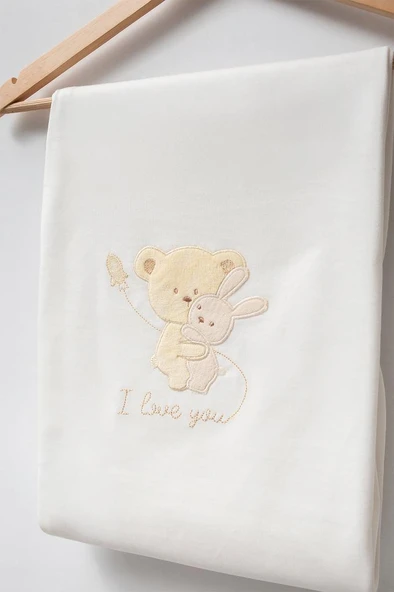 Bebitof %100 Pamuk Sarılan Ayıcık Desenli 10 Parça Kutulu Yenidoğan Hastane Çıkışı Zıbın Seti BBTF.BJ.10099 - 4