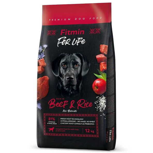 Fitmin Forlife Biftekli Yetişkin Köpek Maması 12 Kg ürün görseli 1