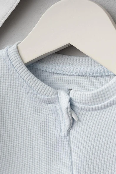 Bebitof %100 Pamuk Balonlu Tavşan Desenli 10 Parça Kutulu Yenidoğan Hastane Çıkışı Zıbın Seti BBTF.MV.10110 - Resim 4