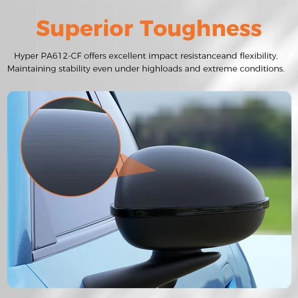 Creality Hyper Pa612-Cf Karbon Fiber Takviyeli Pa Filament - 1Kg 1.75mm - Urhanshop Gönderimli - Resim 5