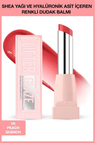 Maybelline Lifter Glaze Lipstick 005 Peach Quench ürün görseli 1