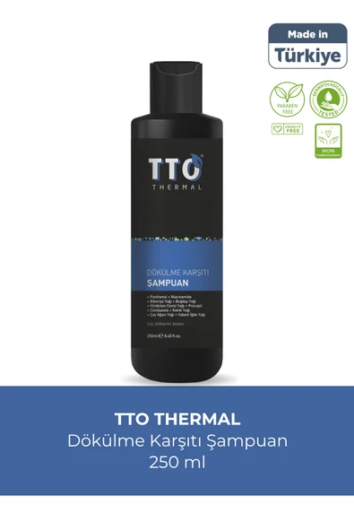 TTO Dökülme Karşıtı Şampuan 250ml (Procapil,Çay Ağacı Yağı,Climbazole,Aminexil) - 1