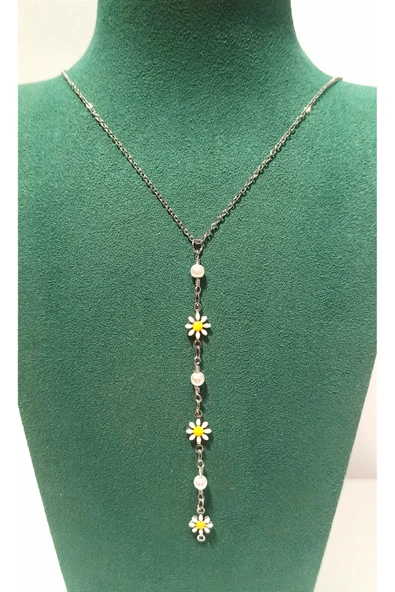 Monalisa Home Lüks Figürlü Gösterişli Renkli Y Kolye ürün görseli 1