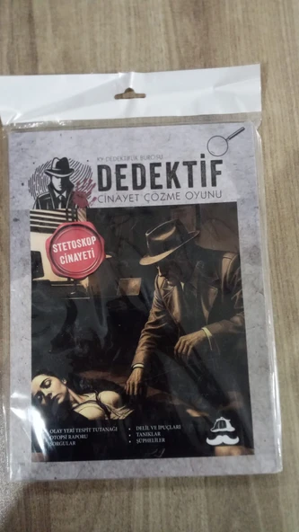 DEDEKTİF CİNAYET ÇÖZME OYUNU TELEFON KULUBESİ CİNAYETİ ürün görseli